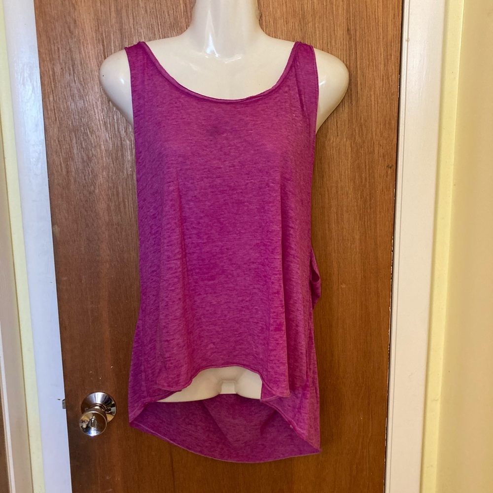 Magenta Tank Top Loose Flowing Sleeveless sz 1X by Arizona Jeans Co